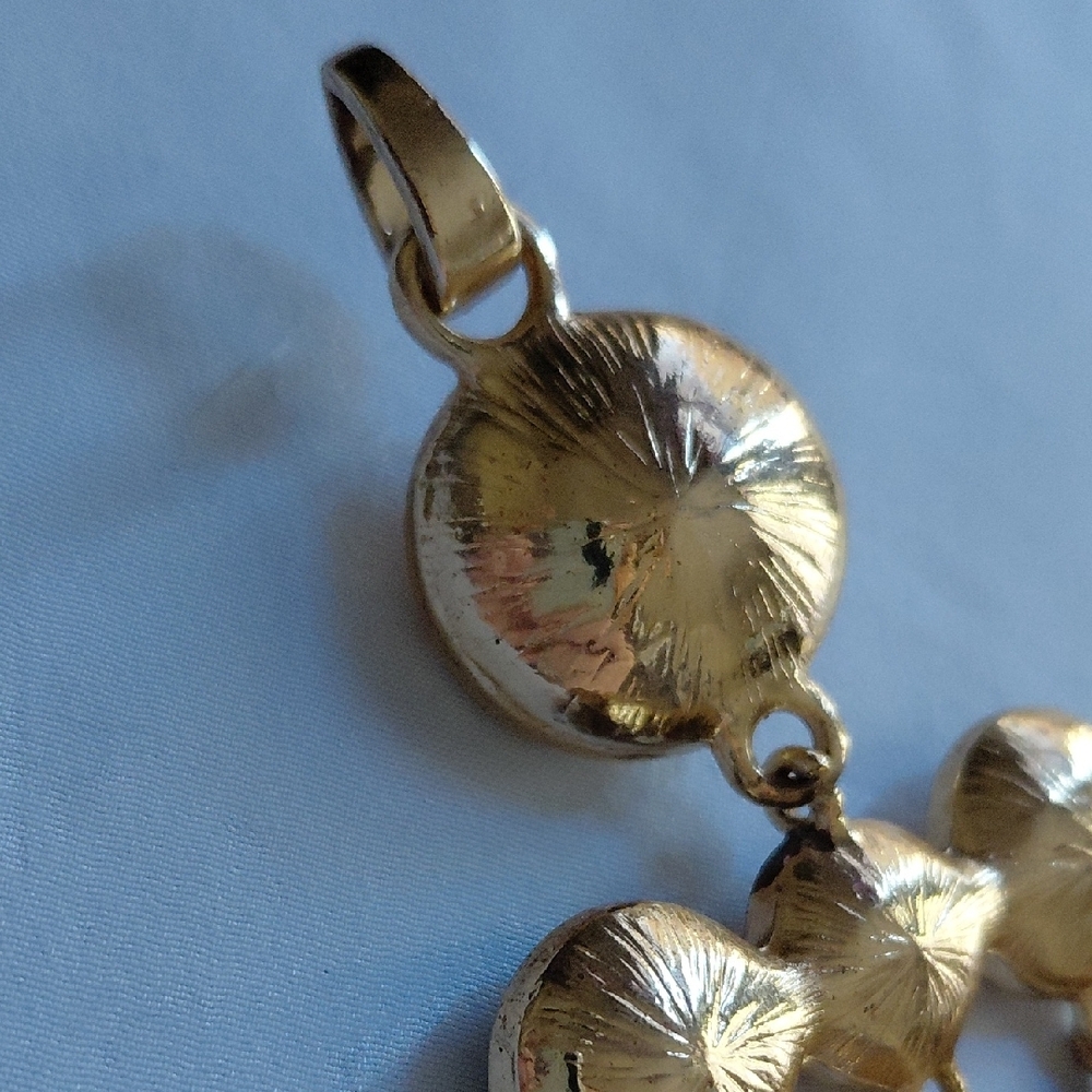 Elegant Gold and PINK Pendant - Picture 10 of 14